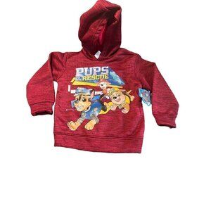 Paw Patrol Hoodie Sweatshirt. Kids Size 5 Maroon